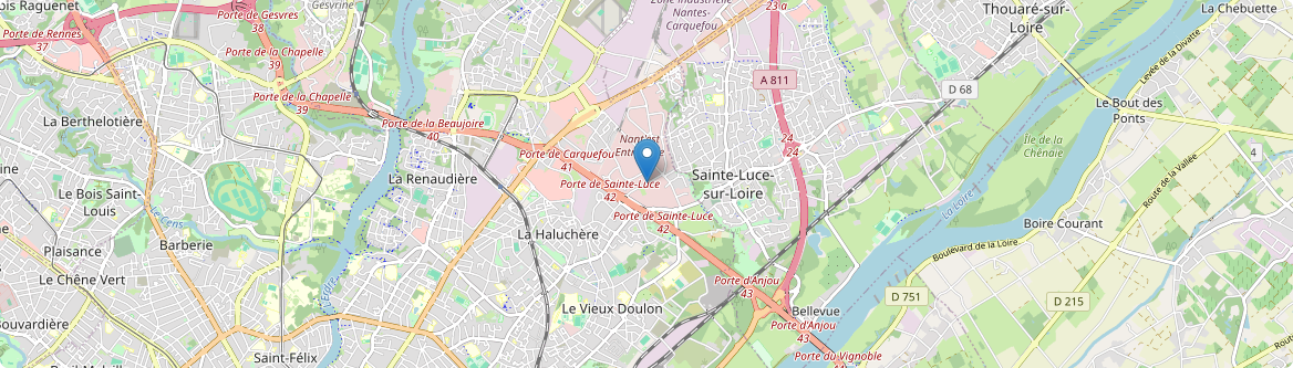 Sainte-Luce-sur-Loire - Carte