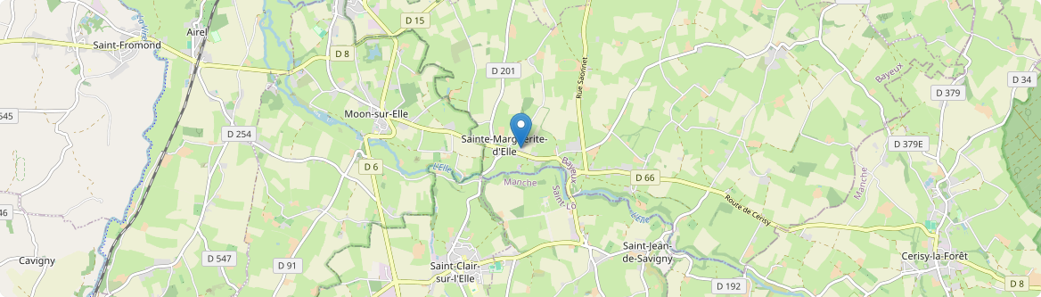 Sainte-Marguerite-d'Elle - Carte