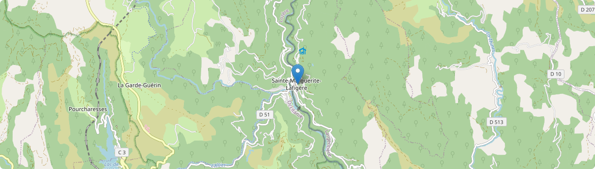 Sainte-Marguerite-Lafigère - Carte