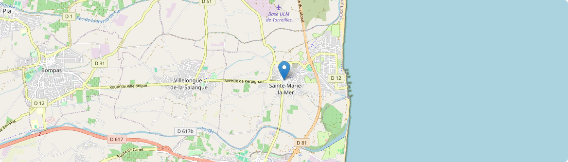 Sainte-Marie-la-Mer - Carte
