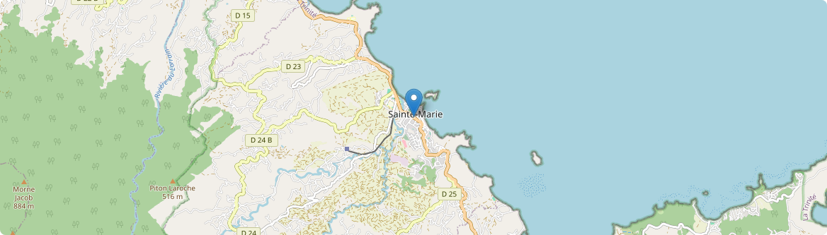 Sainte-Marie - Carte