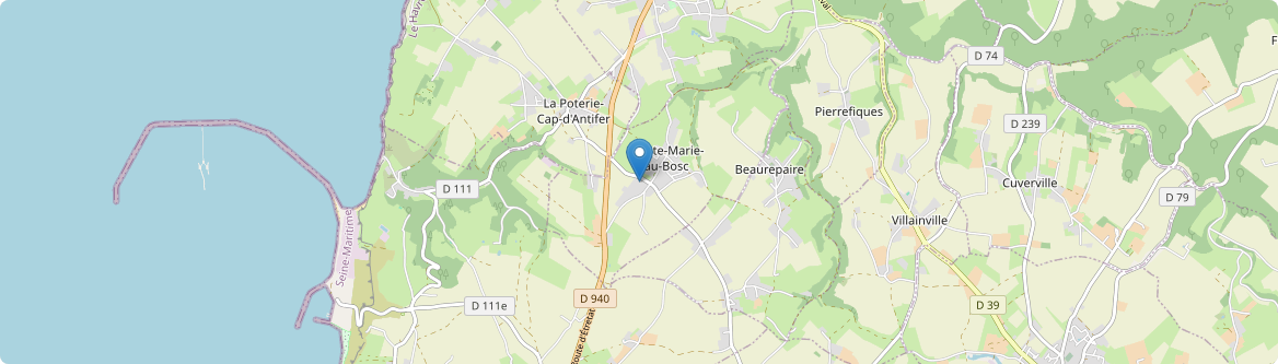 Sainte-Marie-au-Bosc - Carte