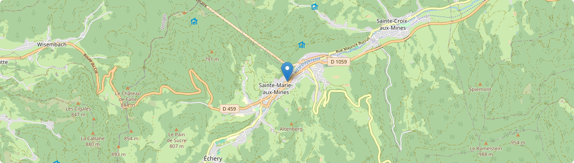 Sainte-Marie-aux-Mines - Carte
