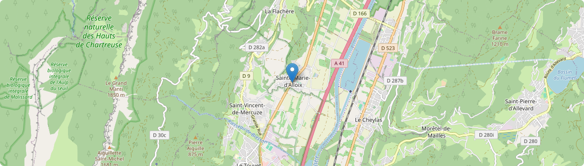 Sainte-Marie-d'Alloix - Carte