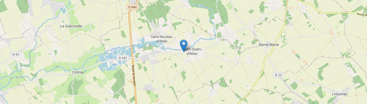 Sainte-Marie-d'Attez - Carte
