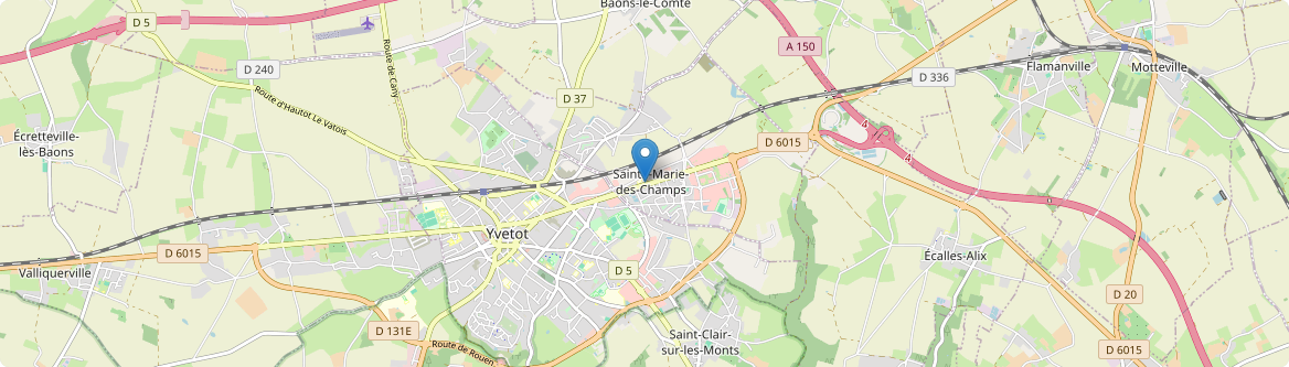Sainte-Marie-des-Champs - Carte