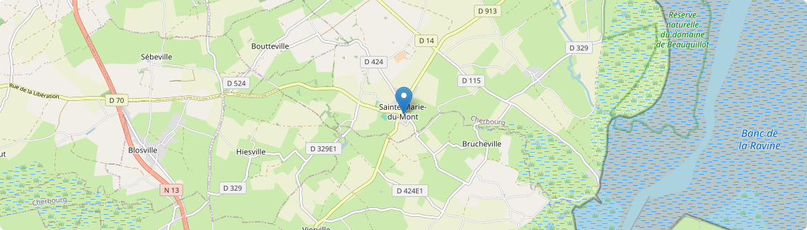 Sainte-Marie-du-Mont - Carte