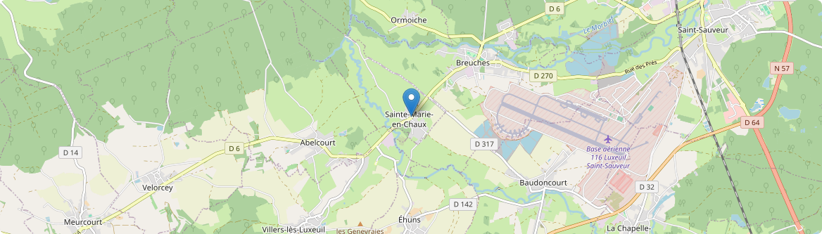 Sainte-Marie-en-Chaux - Carte