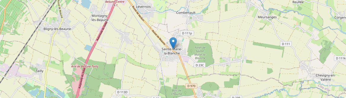 Sainte-Marie-la-Blanche - Carte
