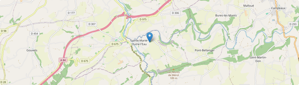 Sainte-Marie-Outre-l'Eau - Carte