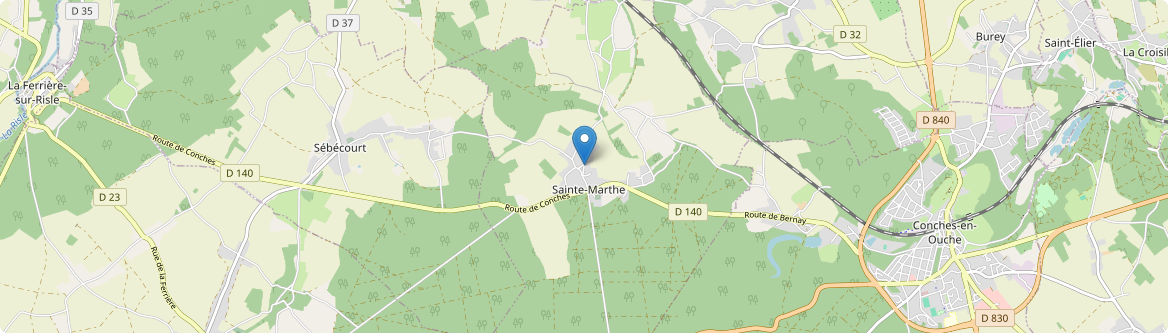 Sainte-Marthe - Carte