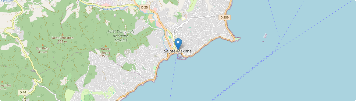 Sainte-Maxime - Carte