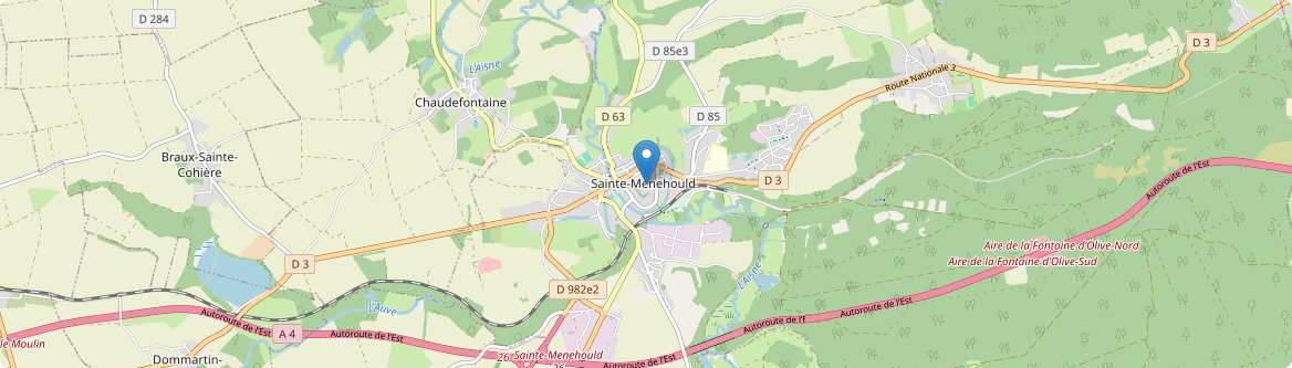 Sainte-Menehould - Carte