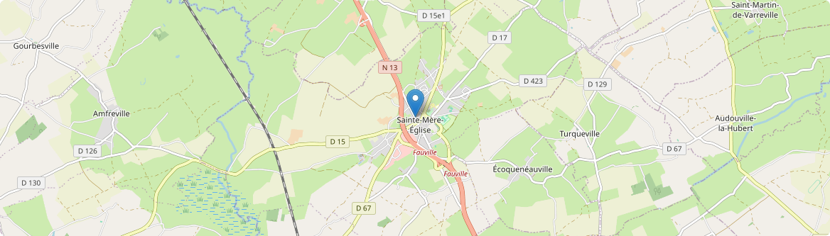 Sainte-Mère-Église - Carte