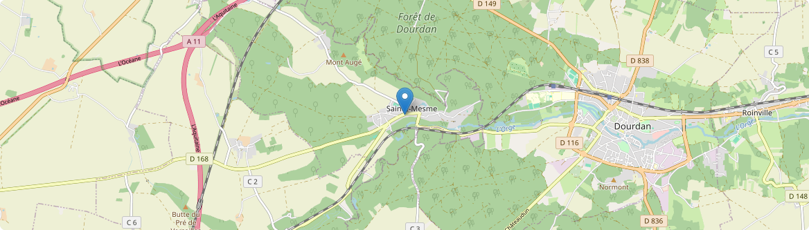 Sainte-Mesme - Carte