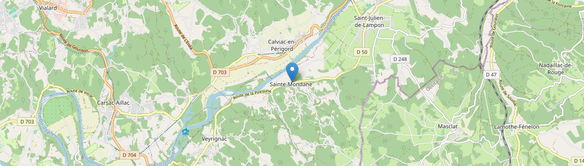 Sainte-Mondane - Carte