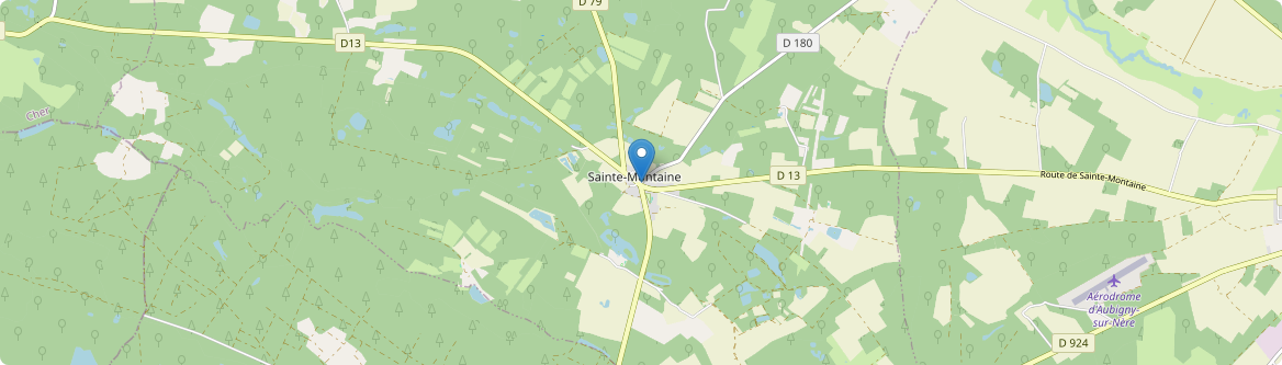 Sainte-Montaine - Carte