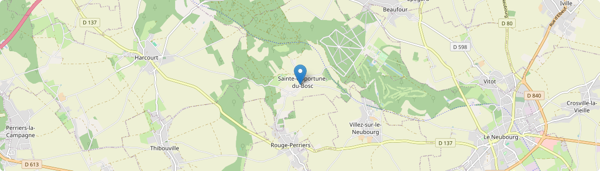 Sainte-Opportune-du-Bosc - Carte
