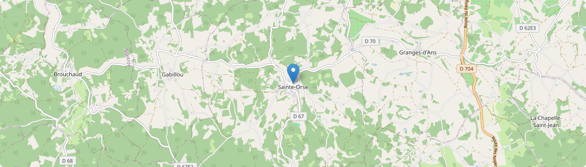 Sainte-Orse - Carte