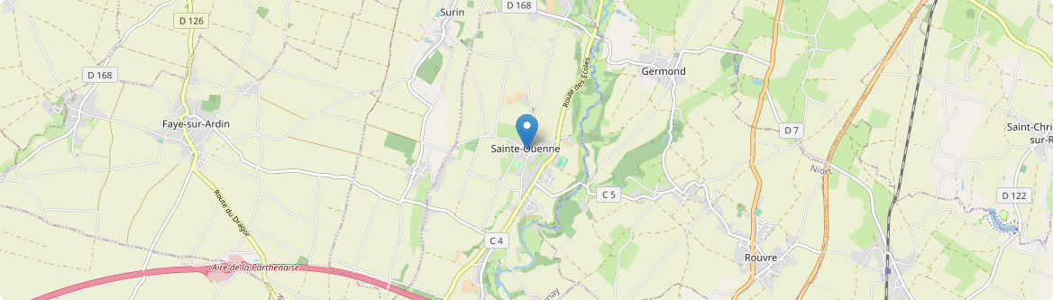 Sainte-Ouenne - Carte