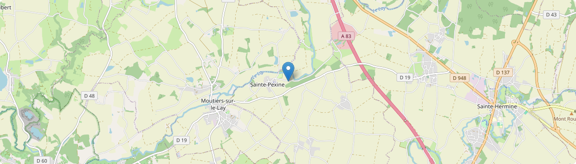 Sainte-Pexine - Carte