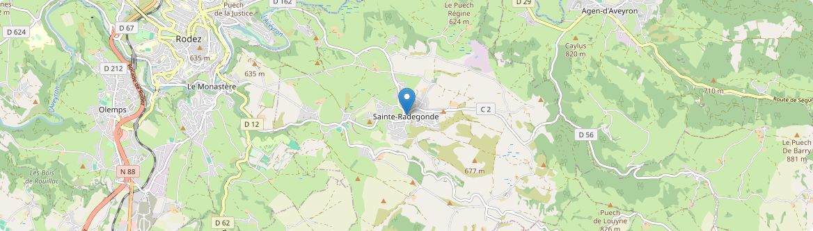 Sainte-Radegonde - Carte