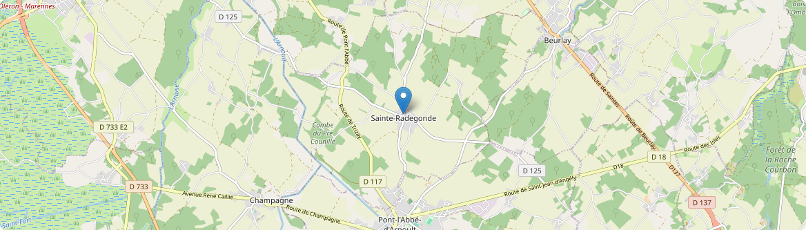 Sainte-Radegonde - Carte