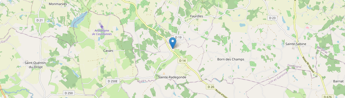 Sainte-Radegonde - Carte