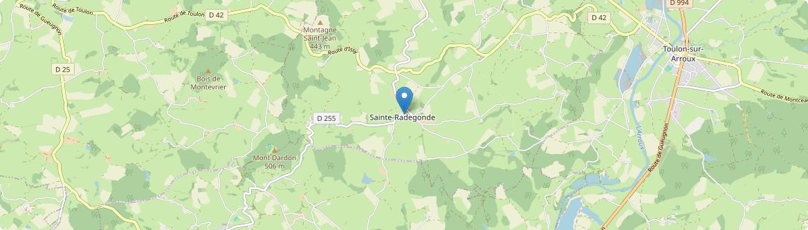 Sainte-Radegonde - Carte