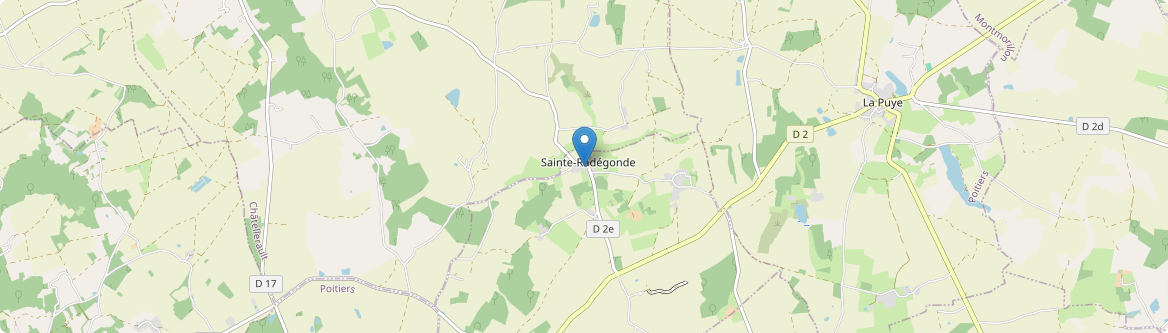Sainte-Radégonde - Carte