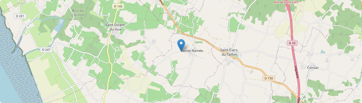 Sainte-Ramée - Carte