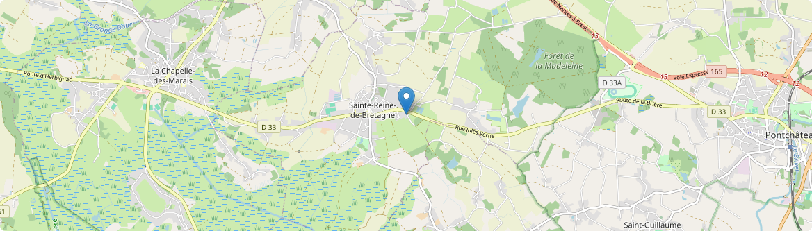 Sainte-Reine-de-Bretagne - Carte