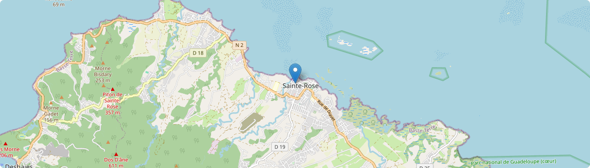Sainte-Rose - Carte