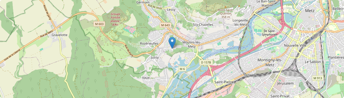 Sainte-Ruffine - Carte