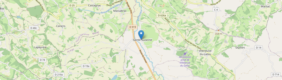 Sainte-Suzanne - Carte