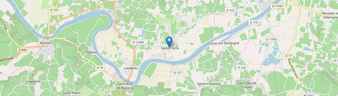 Sainte-Terre - Carte