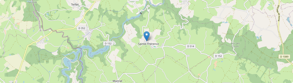 Sainte-Thérence - Carte