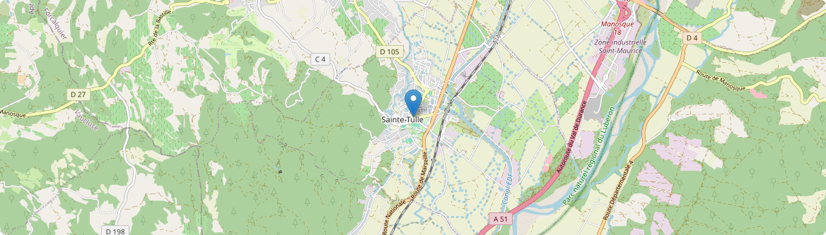 Sainte-Tulle - Carte