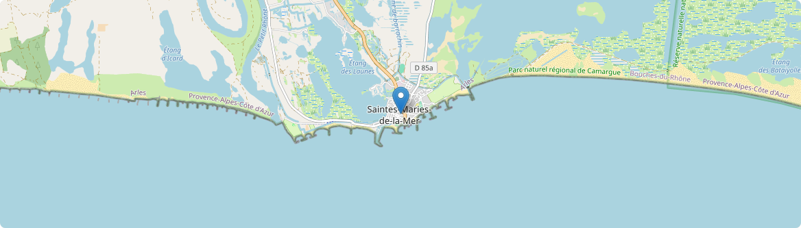 Saintes-Maries-de-la-Mer - Carte