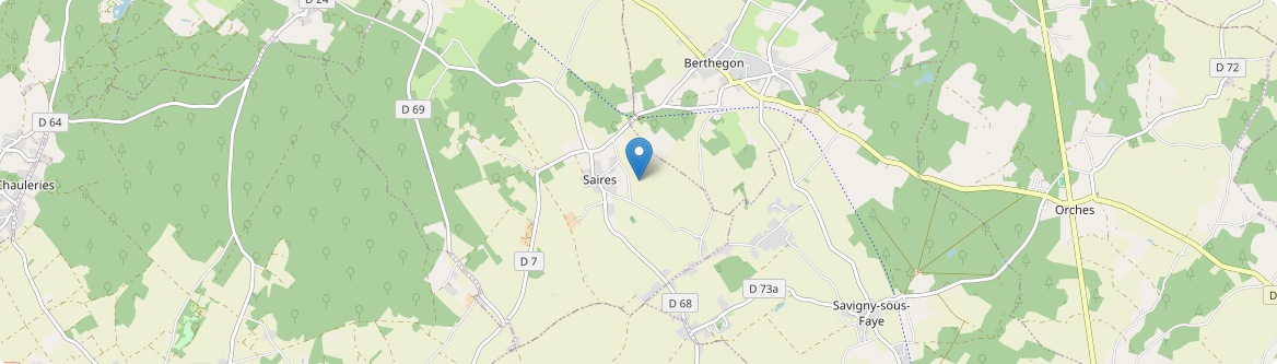 Saires - Carte