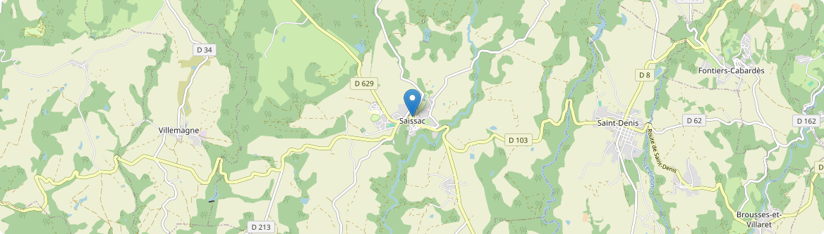 Saissac - Carte