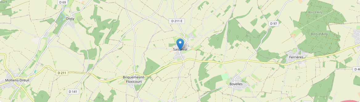 Saisseval - Carte