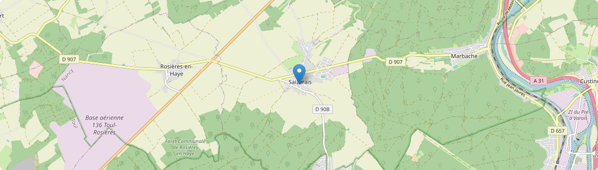 Saizerais - Carte