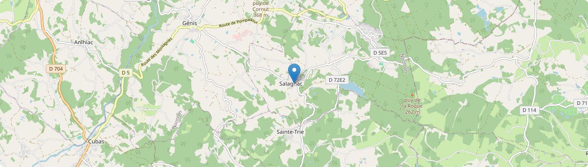 Salagnac - Carte