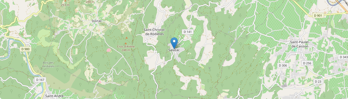 Salazac - Carte