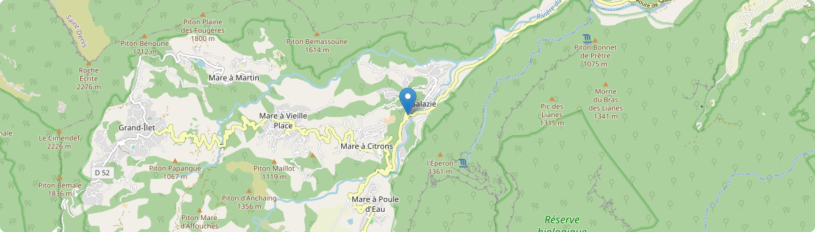 Salazie - Carte