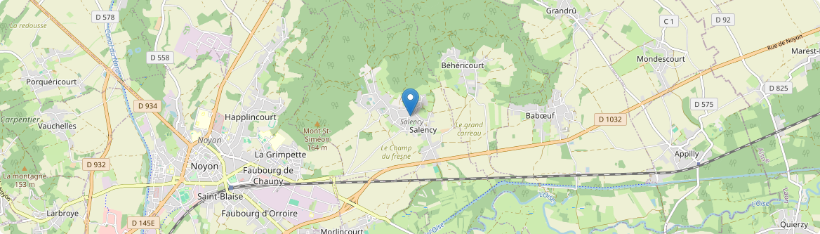 Salency - Carte