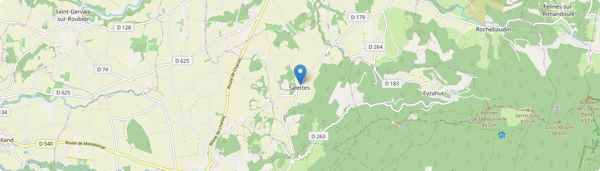 Salettes - Carte
