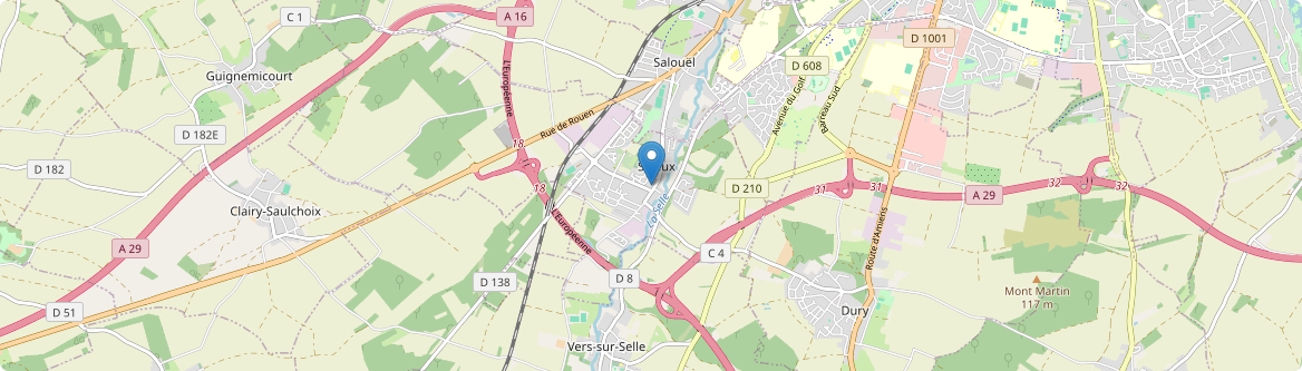 Saleux - Carte