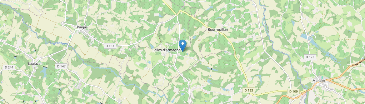 Salles-d'Armagnac - Carte
